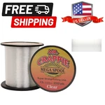 Lews Fishing, Mr. Crappie Mega Spools, Clear, 4 Lb. Fixed Price $23.74.