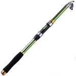 Sougayilang Green With Protective Case 5' 11" Ultra Light Spinning Reel Pole. Fixed Price $6.99.