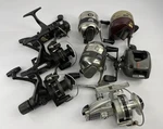 Vintage Fishing Reels Lot Of 8 Shimano, Daiwa, Zebco, Olympic Zebra. Fixed Price $39.99.