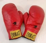 Vintage Everlast 14OZ Laceless Leather Boxing Gloves - Red, Made Usa Eagle. Fixed Price $29.99.