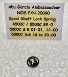 Abu Garcia Nos '20090 Spool Shaft Lock Spring' - See Item Description For Models. Fixed Price $6.10.
