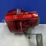 Zebco Slingshot 202 Spincast Reel Right-hand Red/gray Pre-spooled Anti-reverse. Fixed Price $14.99.