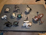 Vintage Fishing Reel Bundle Used Lot Of 9 Various Brands Models. Fixed Price $90.00.