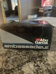 Abu Garcia Ambassadeur 5600AB Anti-backlash Baitcasting Reel + Box & Accessory. Fixed Price $90.00.