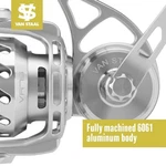 Van Staal Series VR150 Silver Bailed Fixed Spool Spinning Fishing Reel. Fixed Price $670.89.