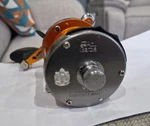 Abu 6500 C3 Ct Premium Mag Elite, Grey & Orange, Good Condition, Serviced.. Fixed Price $168.06.
