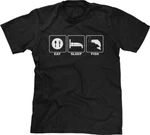 Eat Sleep Fishing Funny Humor Fisherman Joke Rod Reel Boat Lake Mens Tee. Fixed Price $15.95.