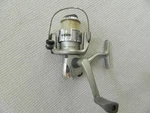 Euc Storm SCMBO-3 Spinning Fishing Reel Silver. Preowned. With Line. Fixed Price $14.99.
