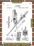 Metal Sign 1884 Fishing Rod And Reel Patent- 10X14 Inches. Fixed Price $29.95.