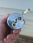 Vintage Lawrence-stuart Baitcasting Fishing Reel With Cork Spool Made Usa. Fixed Price $9.95.