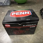 Penn Slammer Spinning Reel Black Gold SLAIII9500. Fixed Price $300.00.