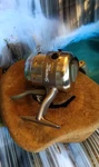 Vintage Shakespeare No 1802 Synergy Steel Titanium 2BB Spincast Reel. Fixed Price $29.75.