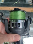 Zebco Bite Alert Spinning Reel Black/green Continuous Anti-reverse. Fixed Price $50.00.
