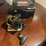 Penn Squall Lever Drag SQLII30LD Black Gold New Open Box. Fixed Price $200.00.