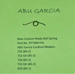 1 Abu Garcia Cardinal 752(MODEL 85-2) Reel New Custom Made Bail Spring #977984. Fixed Price $8.75.
