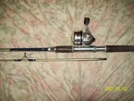 Shakespeare Alpha 1310 7FT Rod & Garcia Abumatic 276I Reel Combo 2-PEICE. Fixed Price $34.99.