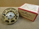Vintage James Heddon's Sons Winona 105 Gold Color Fly Type Fishing Reel Box Lid. Fixed Price $34.95.