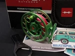 Hatch Iconic 3+LA Martin Green Fly Fishing Reel. Fixed Price $670.00.