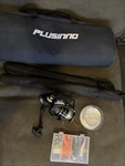 Plusinno Fishing Rod Carbon Fiber Telescopic And HA3000 Spincasting Reel Combos. Fixed Price $63.93.