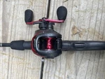 Quantum Pulse Baitcast Fishing Reel, Size 100 Right-hand Retrieve, 6.6:1 Gear. Fixed Price $29.00.