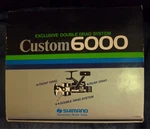 Shimano Custom 6000 Double Drag System Reel, Nice.. Fixed Price $110.00.