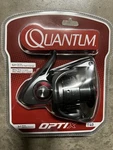New Quantum Optix Spinning Fishing Reel - Size OP40D Sealed 5.2:1 Ratio. Fixed Price $41.99.