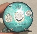 Vintage Abu Garcia Ambassadeur 5000D Teal Green Fishing Reel - Sweden Works. Fixed Price $89.99.