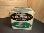 Vintage Johnson Century 100-A Spincast Reel W/ Original Box Usa. Fixed Price $56.00.