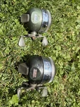 2 Vtg Zebco 404LE Fishing Reels. Fixed Price $15.00.
