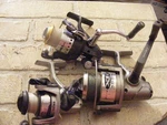 3 Used Spinning Reels Quantum XR40F, Gander Mountain GM-20, Daiwa Regal. Fixed Price $28.00.