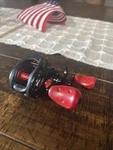 Abu Garcia Black Right Hand Baitcast Fishing Reel - BMAX3. Fixed Price $40.00.