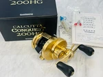 1 Day Shipping Shimano Calcutta Conquest 200HG Goldbaitcasting Reel Right Handle. Fixed Price $284.00.