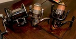 High Quality Fishing Reels With Cabelas Protective Bags. Fixed Price $200.00.