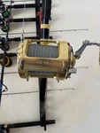 Gomexus HX-80 Gold Reel Combo, Bent Butt Rod For Trolling. Fixed Price $600.00.