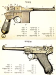1938 Weapon Rare Hebrew Book Pistol Manual Israel Webley Mauser Luger Beretta. Fixed Price $198.00.