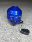 Shakespeare Firebird Spincast Fishing Reel Blue 3.1:1 Gear Ratio FB2000. Fixed Price $12.95.