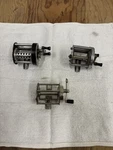 Vintage Fishing Reels, Lot Of 3 - Misc. Brands. Fixed Price $29.00.
