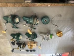 Vintage Penn Reels (704,710,712Z) And Some Parts. Fixed Price $250.00.
