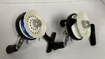 Pair Of Eagle Claw Line 5 Ball Bearing Ice Fishing Reel Lh. Fixed Price $37.99.
