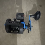 Penn Fathom Ii 30 Line Counter Lever Drag Trolling Reel Right Hand Black/blue. Fixed Price $50.00.