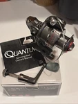Quantum Optix OP30F 5.2:1 2+1 Spinning Reel Grey/red. Fixed Price $25.00.