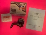 Newell C338-5 Fishing Reel With The Original Box Assembly & Lubrication Chart. Fixed Price $299.95.