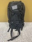 Evatac Assault Bag Survival Tactical Backpack Black American Flag Bug Out New. Fixed Price $29.99.