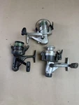 Vintage Shakespeare Browning Quantum Spinning Reels Lot 3 Silver Freshwater. Fixed Price $22.49.
